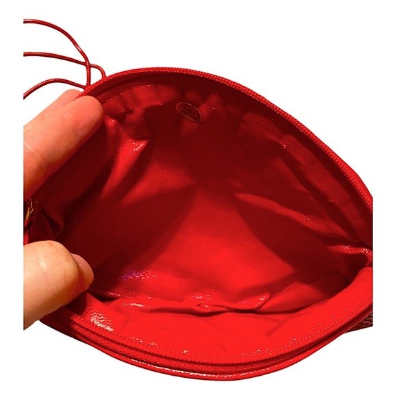 Vintage 70s Exotic Red Mesh Evening Bag - Picture 3 of 9